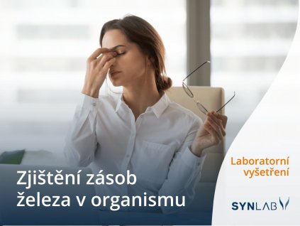 Laboratorní test zásob železa v krvi Synlab