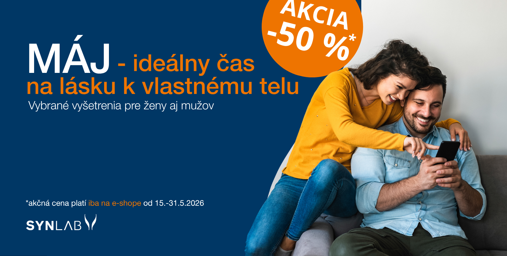 Májová akcia -50 %