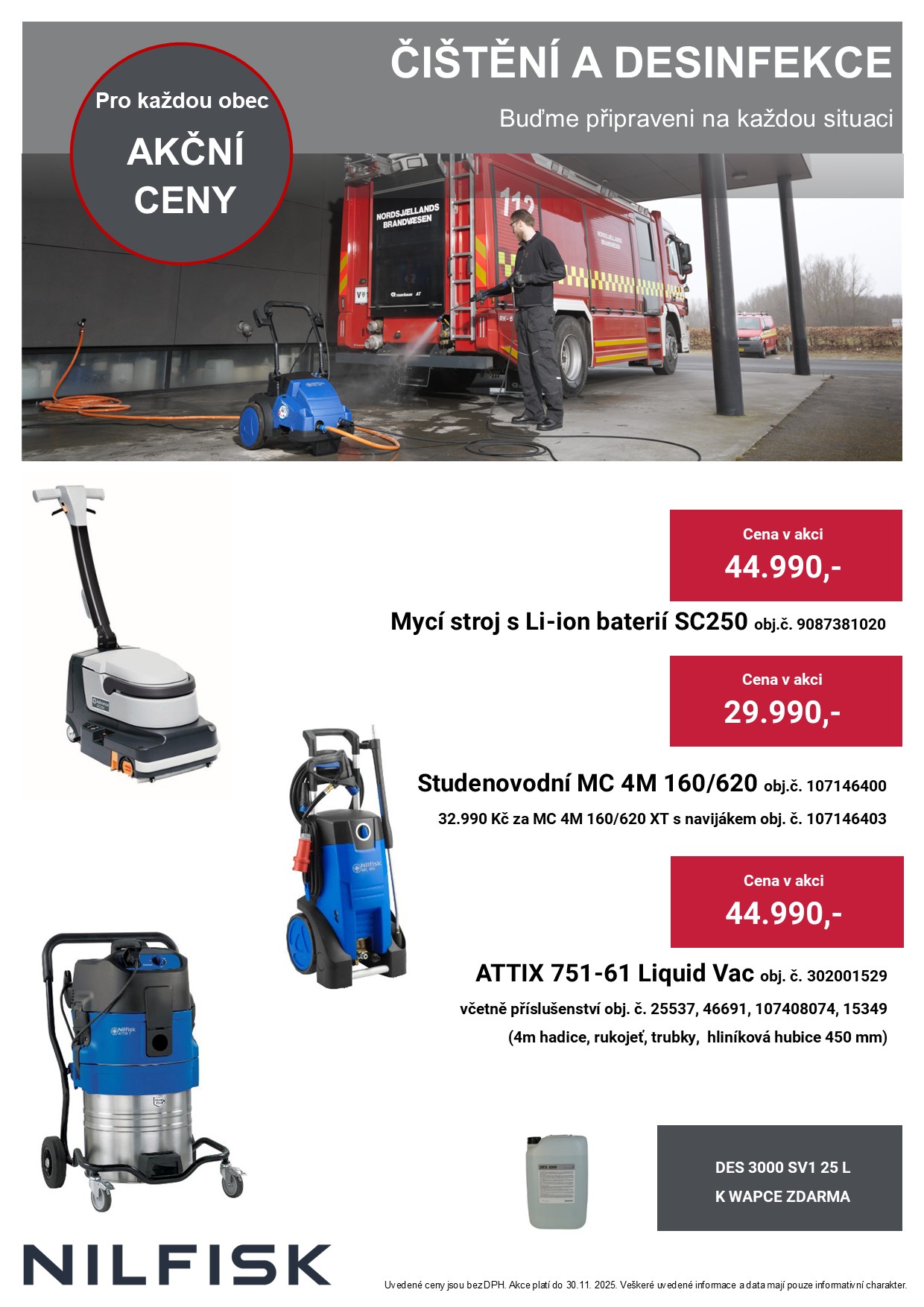 Listopadová akce NILFISK