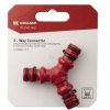Třícestný konektor Y 1/2" (16 mm) – zahradní rychlospojka na hadici