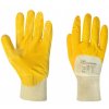 pracovni nitrilove rukavice yellow nitril velikost 8 blistr