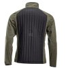 Pánská bunda, hybridní fleece, olivová