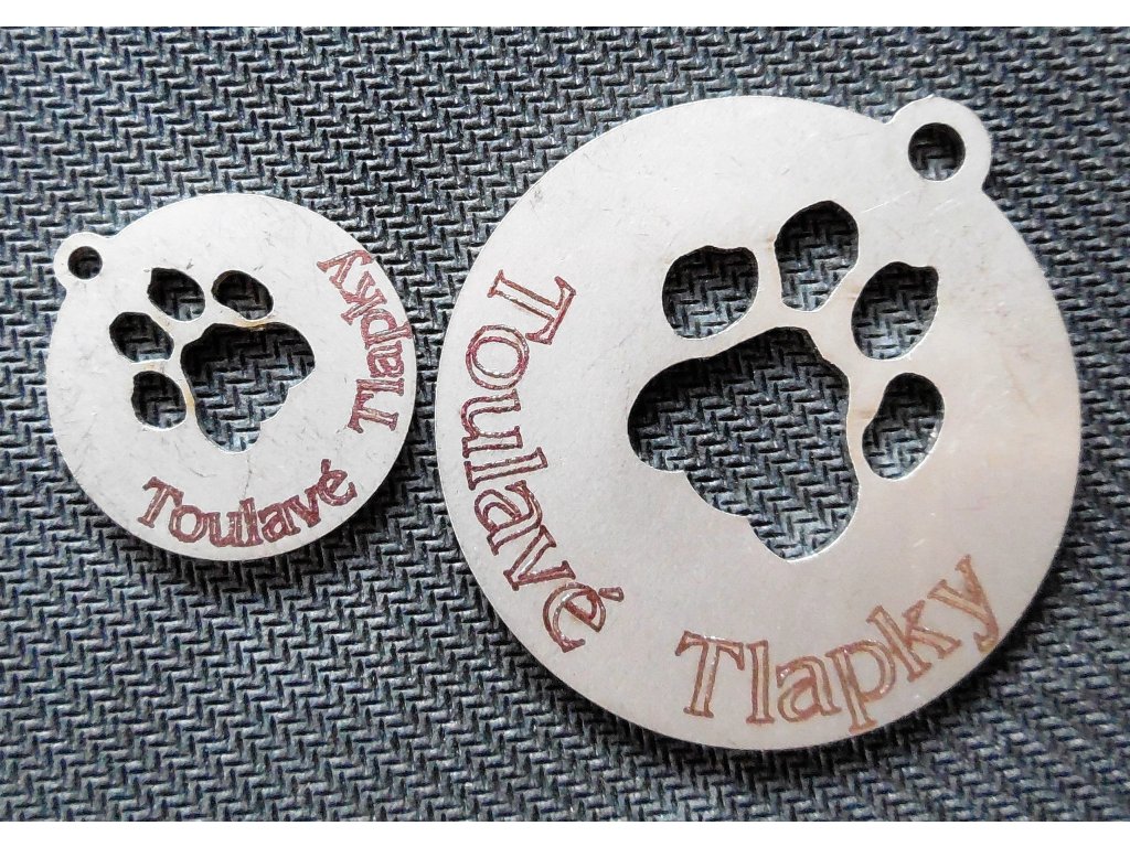 Známka Toulavé Tlapky - 3cm