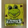 Dřevěná cedulka na dveře - POKOJÍK - žába
