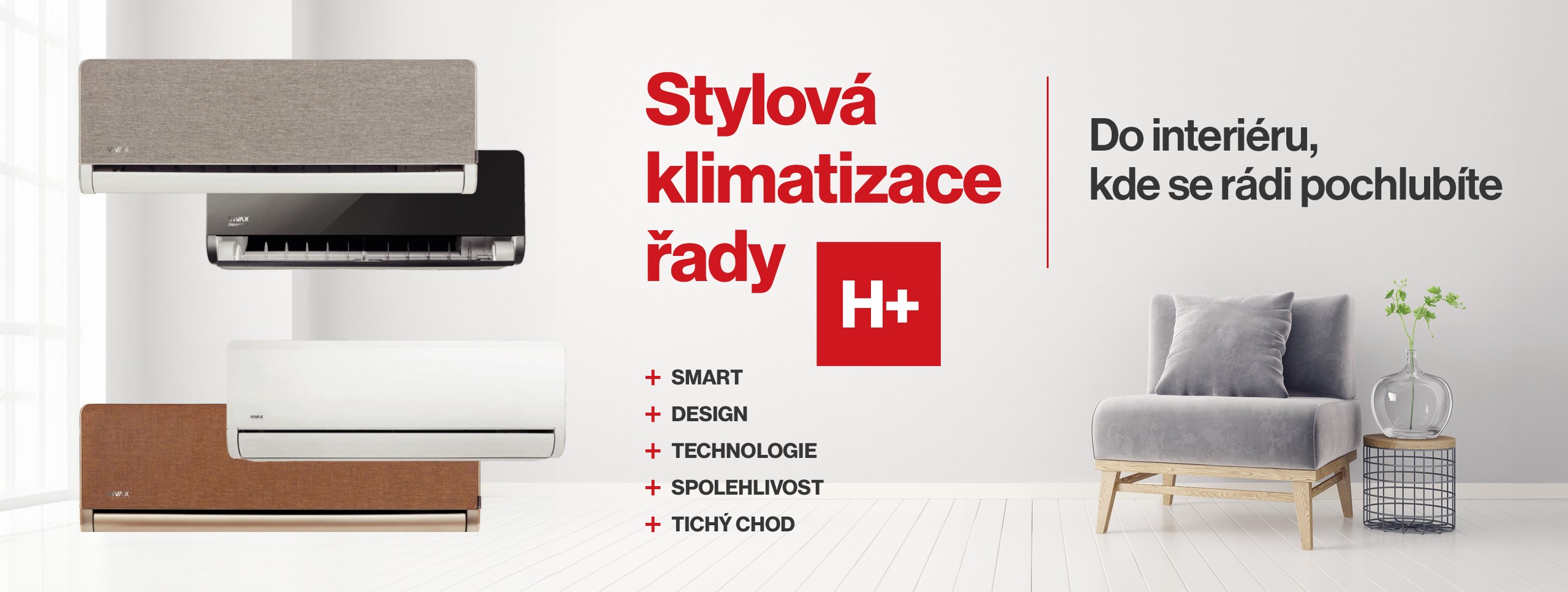 Klimatizace H+ design