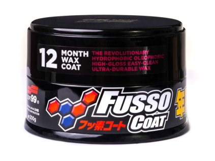13669 soft99 new fusso coat 12 months wax dark 200g vosk na tmavy lak