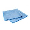 Vaflová utěrka na autoskla modrá