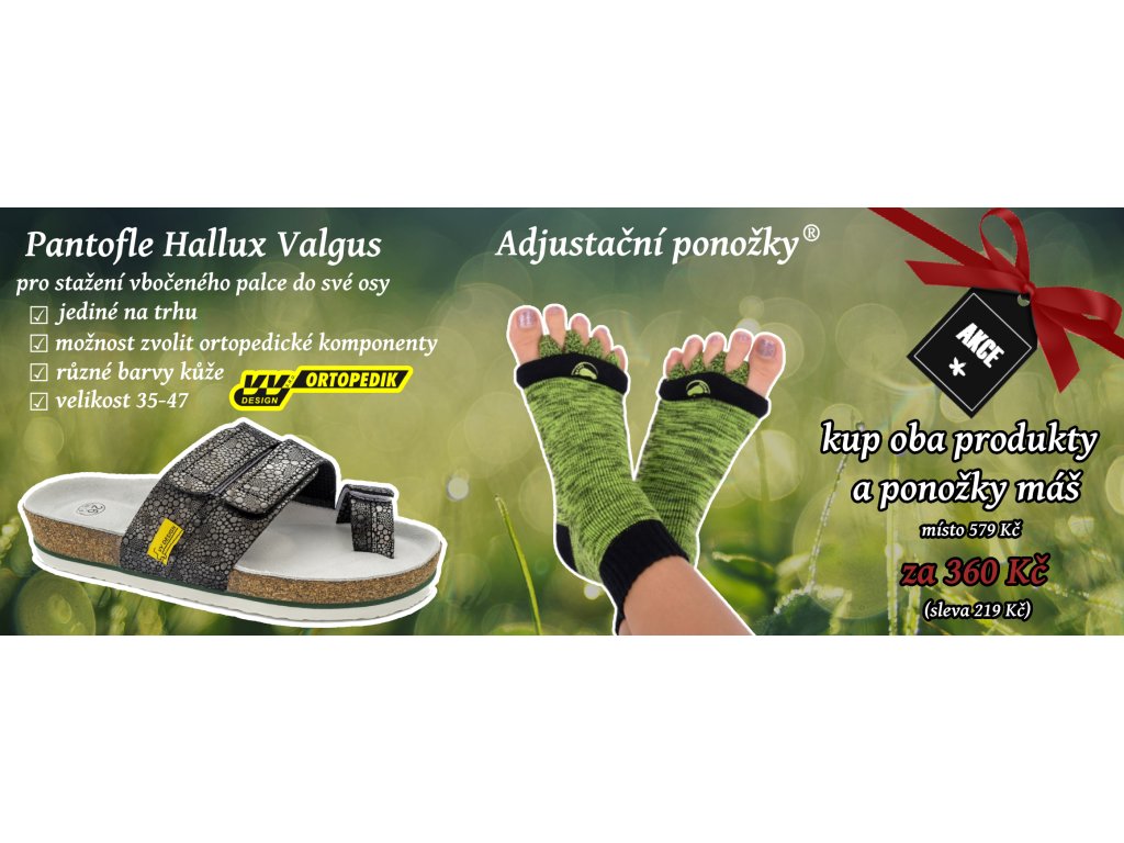 hallux akce adjustační