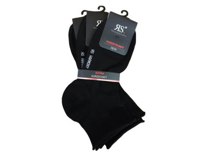 Ponožky RS 15264 / 63002 (P 15265) černé ruličkové