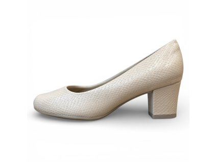 PICCADILLY lodičky béžová hadí 110072-3295