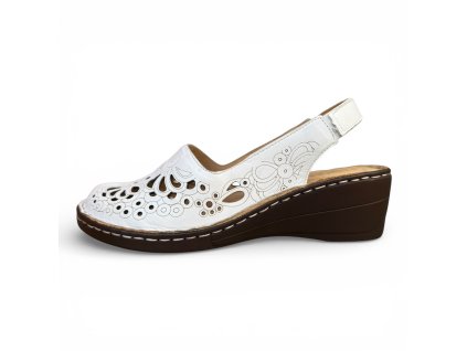 Liskamm sandály P050 6156 White