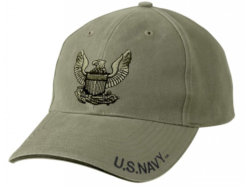 Čepice U.S. NAVY EAGLE vintage ZELENÁ