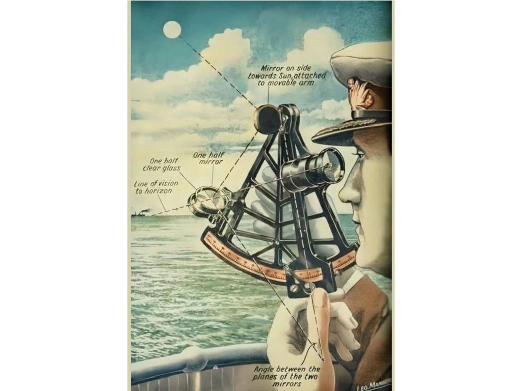 Sextant mosazný 23 x 23,5 cm 8202S
