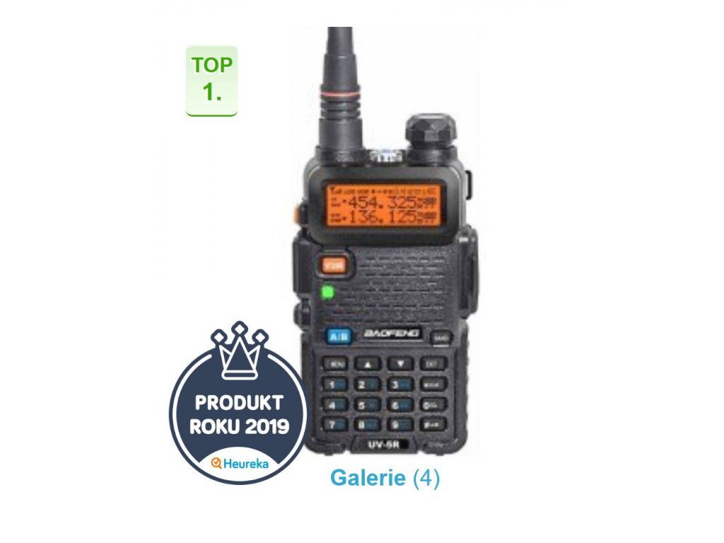 Baofeng UV-5R + HF sada + Naprogramováno - eShop Yachtmeni