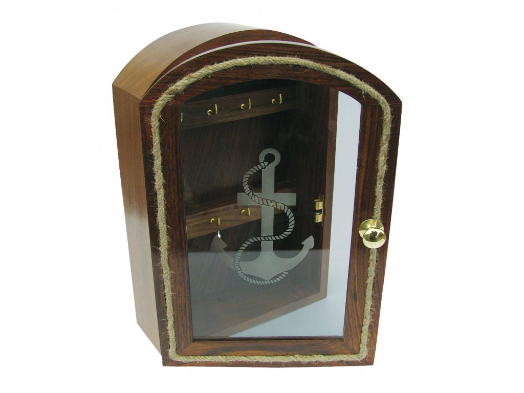 Skříňka na klíče - key box ve tvaru lodě 9322
