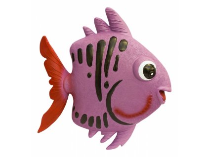 Dekorativní barevná fialová ryba 5725