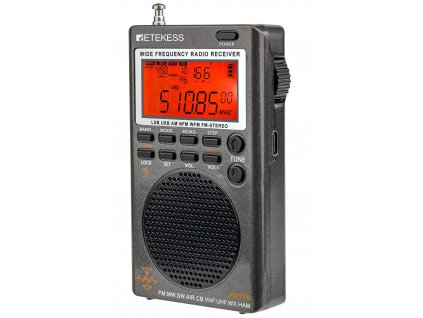 Retekess TR110 FM/MW/SW/LSB/AIR/CB/VHF/UHF/NOAA
