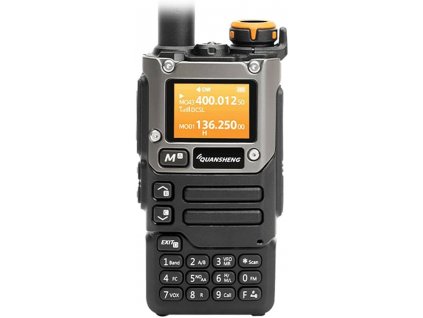 QUANSHENG UV-K5 (8) V1  dualband VHF/UHF příjem AIR a USB nabíjení  + Naprogramováno + čip BEKEN pro alternativní FW