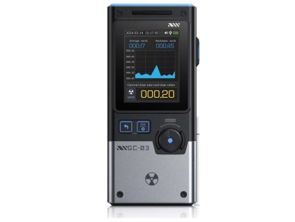 FNIRSI GC-03 3v1 Detektor Elektromagnetického Záření a Ionizující Radiace- detektor radiace - Geigerův čítač - dozimetr