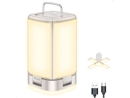 Blukar LED Camping Lamp – 112 LED, 7 režimů svícení, USB-C dobíjení, až 34 h