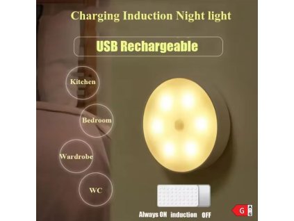 Xiaomi LED Night Light – chytré dobíjecí noční světlo s pohybovým senzorem (700 mAh) – chytré noční LED světlo s pohybovým senzorem USB