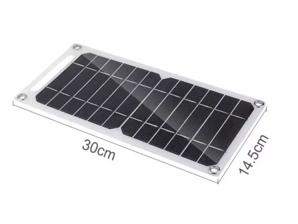 Přenosný flexibilní solární panel 5 V USB – outdoor & nouzové použití 6W