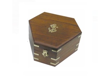 Dřevěná truhlice - krabička k sextantu 8200S