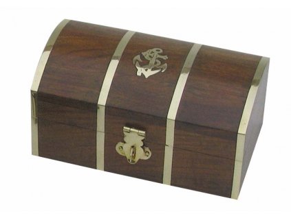 Dřevěná truhla - box s kotvou 14 cm 2011