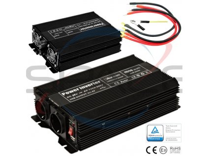 Měnič 24V/230V 2000W (4000W)