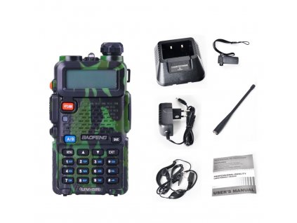 Baofeng UV-5R Military + HF sada + Naprogramováno