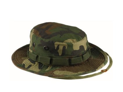 Klobouk VINTAGE BOONIE WOODLAND