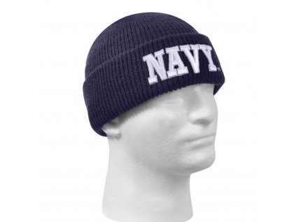 Čepice pletená kulich DELUXE 3D NAVY MODRÁ