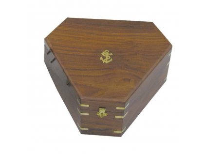 Dřevěná truhlice - krabička k sextantu 8202S