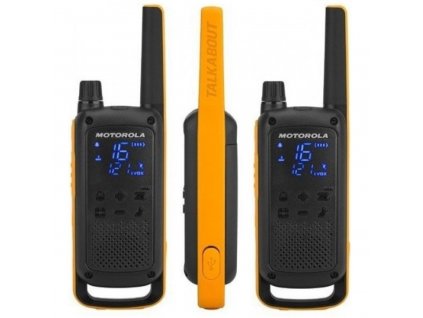 Motorola vysílačka TLKR T82 Extreme (2 ks, dosah až 10 km), IPx4, černo/žlutá