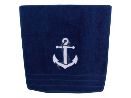 Ručník námořnický SEA-CLUB 50 x 100 cm tmavě modrý 3612