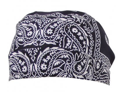 Šátek HEADWRAP Western námořnický tmavě MODRÝ