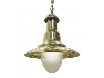 Lampa námořnická "Fishermen's" závěsná mosazná 27 cm 1283
