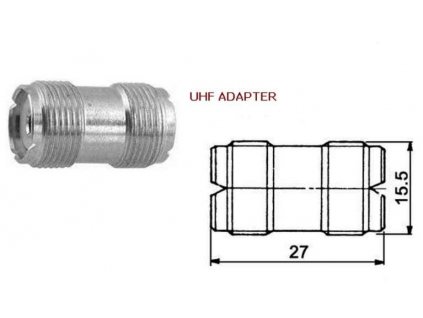 PL-PL adapter f/f