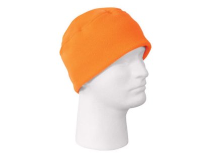 Čepice FLEECE výstražná ORANŽOVÁ