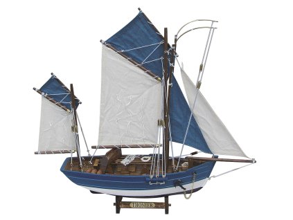 Model plachetnice na lov tuňáků 45 cm
