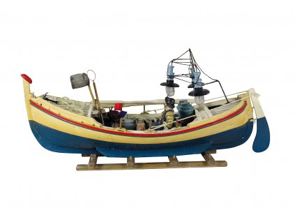 Model rybářského člunu 47 cm