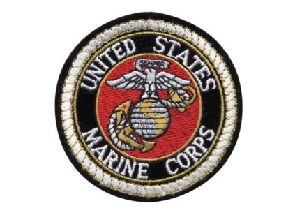 Nášivka DELUXE USMC kulatá 7,5 cm