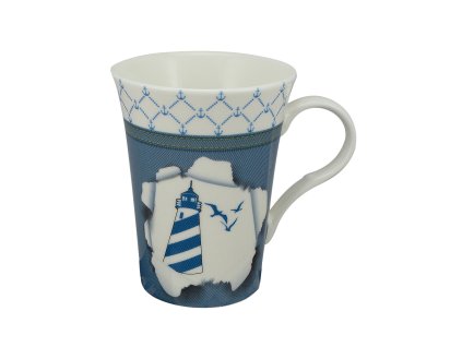 Hrnek porcelánový s majákem