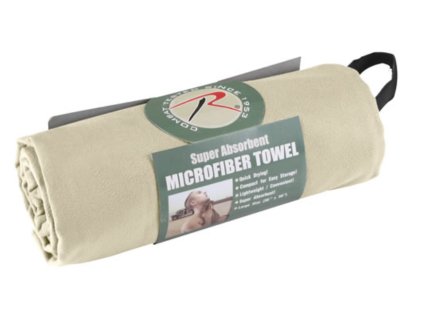 Osuška mikrovláknová rychleschnoucí microfiber PÍSKOVÁ 75x125 cm