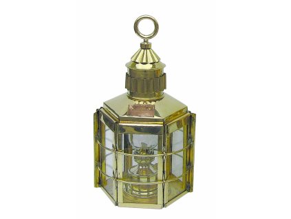 Petrolejová lampa námořnická mosazná - clipper 57 cm