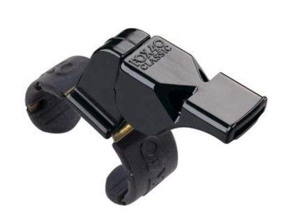 Píšťalka FINGERGRIP CLASSIC plastová ČERNÁ