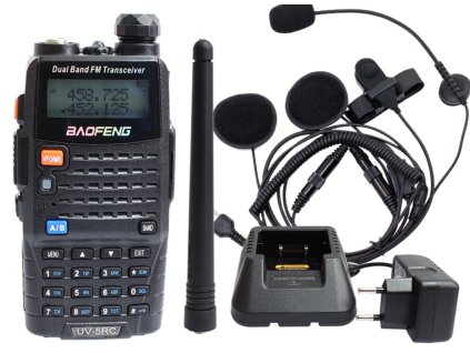 BAOFENG UV-5R moto SET + Naprogramováno