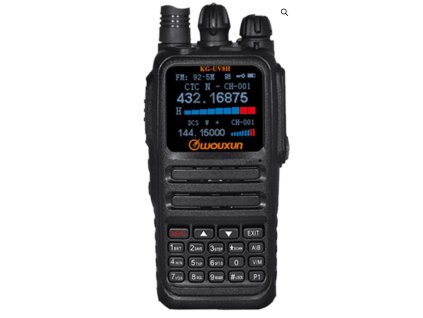 WOUXUN KG-UV8H dualband VHF/UHF 10W 3200mAh