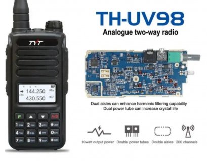TYT TH-UV98 10W dualband VHF/UHF  + Naprogramováno