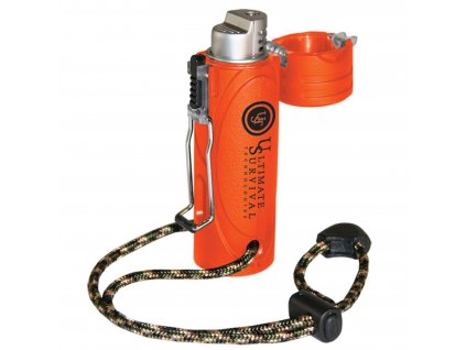 Zapalovač plynový Trekker™ větru a vodě odolný ORANŽOVÝ